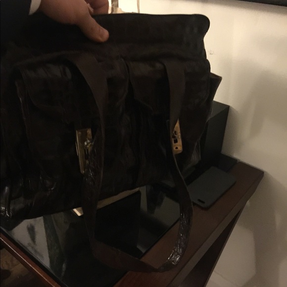 Bergdorf Goodman croc or gator purse-20yrs old min - Picture 5 of 6